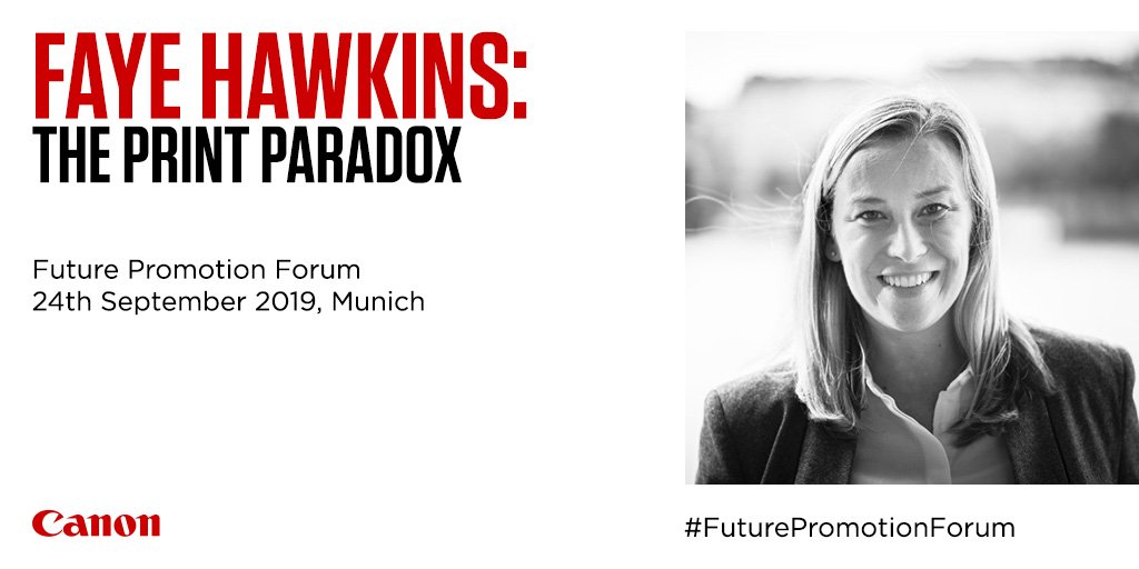Despite all the advantages digital channels can offer marketers, why is it that agencies still love print? @FayeatFirstBase, MD of First Base Unlimited gives the agency perspective at #FuturePromotionForum this September: canon.sm/2TPjSr9