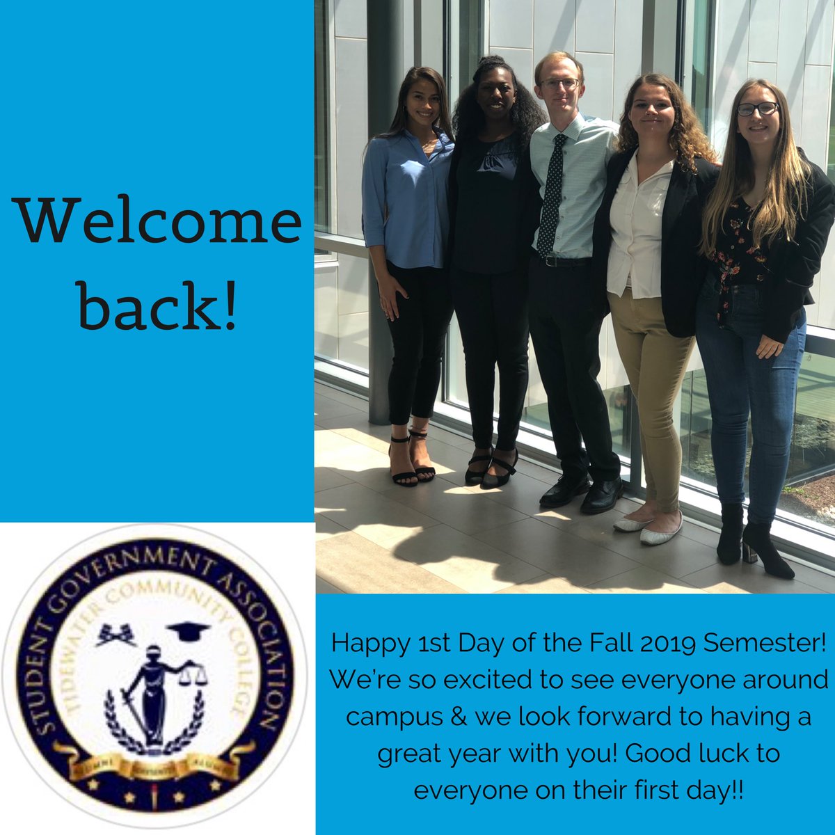 TCCChesSGA's tweet photo. Happy 1st day of the fall semester!! We wish everyone good luck for the new school year! https://t.co/ZhFGlY62sl