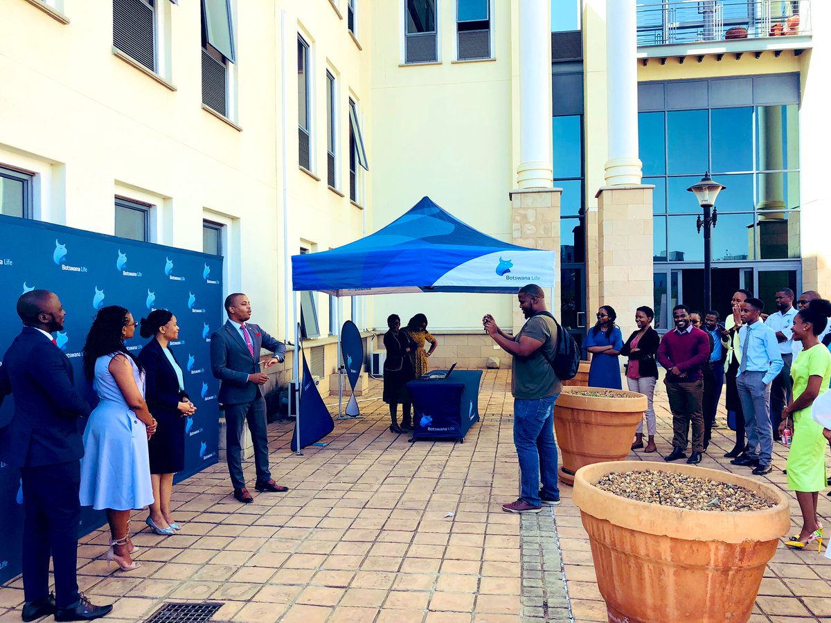 iamKabo's tweet photo. Great afternoon at @botswanalifebw HQ for the Sanlam Cape Town Marathon draw, a huge congratulationsΒ to the 3 staff winners and social media winners Kelebogile Letswamotse and Shinka Mangwegape #ClassicRun2019 #RunforYouLife #ClassicRunNationalHalfMarathon https://t.co/I3QKPci9j4