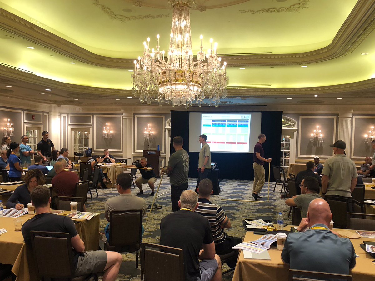 iaffwfi's tweet image. Participants learn how to use the WFI Fitness Assessment to #makeexercisematter at the #IAFFRedmond pre-conference event. #exercisesaveslives @DemandsCapacity