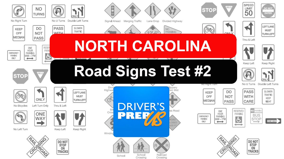 Dmv Road Signs Chart Nc