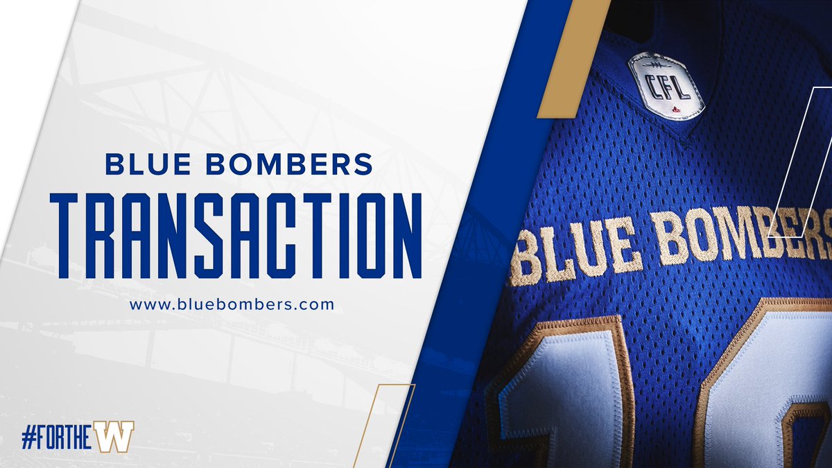 WPG Blue Bombers @Wpg_BlueBombers