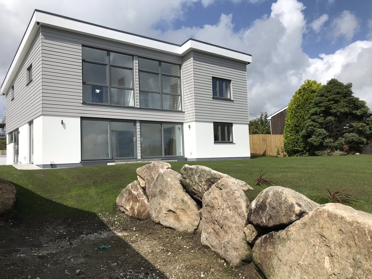 Just about there on current #newbuild #project #cornwall design by <a href="/PurlDesign/">purl-design.com</a> #happyclient #teamwork