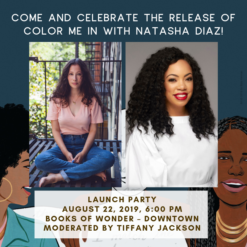 Delacorte Press (@delacortepress) on Twitter photo 🚨ATTN: NYC readers—Catch @TashiDiaz and <a href="/WriteinBK/">Tiffany D. Jackson</a> at the Books of Wonder launch event this Thursday for COLOR ME IN! 😍🎉 🚨ATTN: NYC readers—Catch @TashiDiaz and <a href="/WriteinBK/">Tiffany D. Jackson</a> at the Books of Wonder launch event this Thursday for COLOR ME IN! 😍🎉