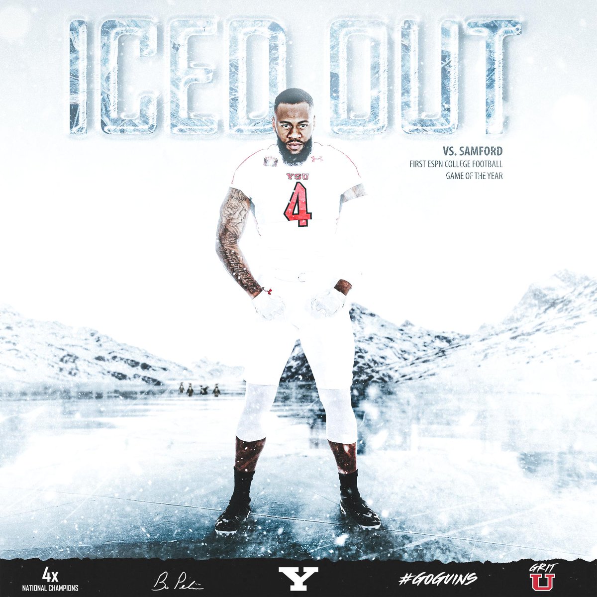 YSU Football (Archived) - now @ysufootball (@youngstownstfb) on Twitter photo ⚪️ jerseys
⚪️ pants
Iced out this weekend vs. Samford in the <a href="/FCSKickoff/">FCS Kickoff</a>
#GoGuins // #GritU ⚪️ jerseys
⚪️ pants
Iced out this weekend vs. Samford in the <a href="/FCSKickoff/">FCS Kickoff</a>
#GoGuins // #GritU