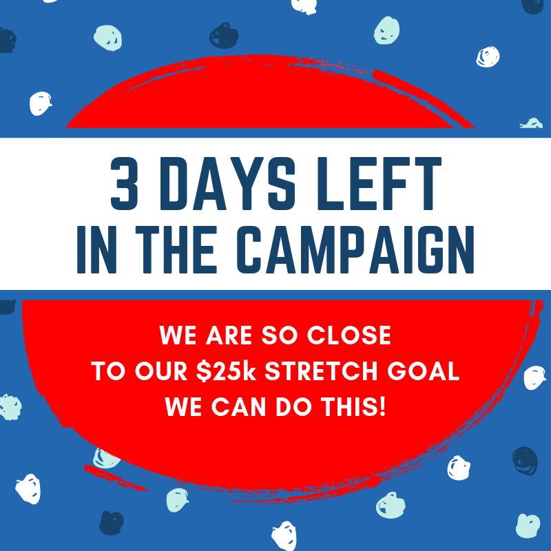 Only a few days left to reach our stretch goal! Thank you for all of your support! #redballoonfilm #letitfly