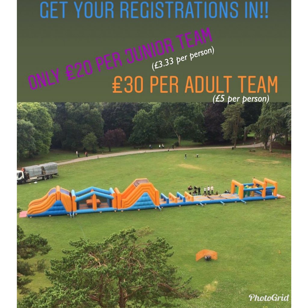 Freedomllanisc's tweet photo. Raising funds for a 3G pitch with it’s a knockout.. 10 days left to register!! Go to https://t.co/86BxbfyAPU to request a form #fun #family #knockout #friends #llanidloes #powys @Corporatefun @CountyTimes @CTSport @CambrianNews PRT https://t.co/Yh9dmllnzQ