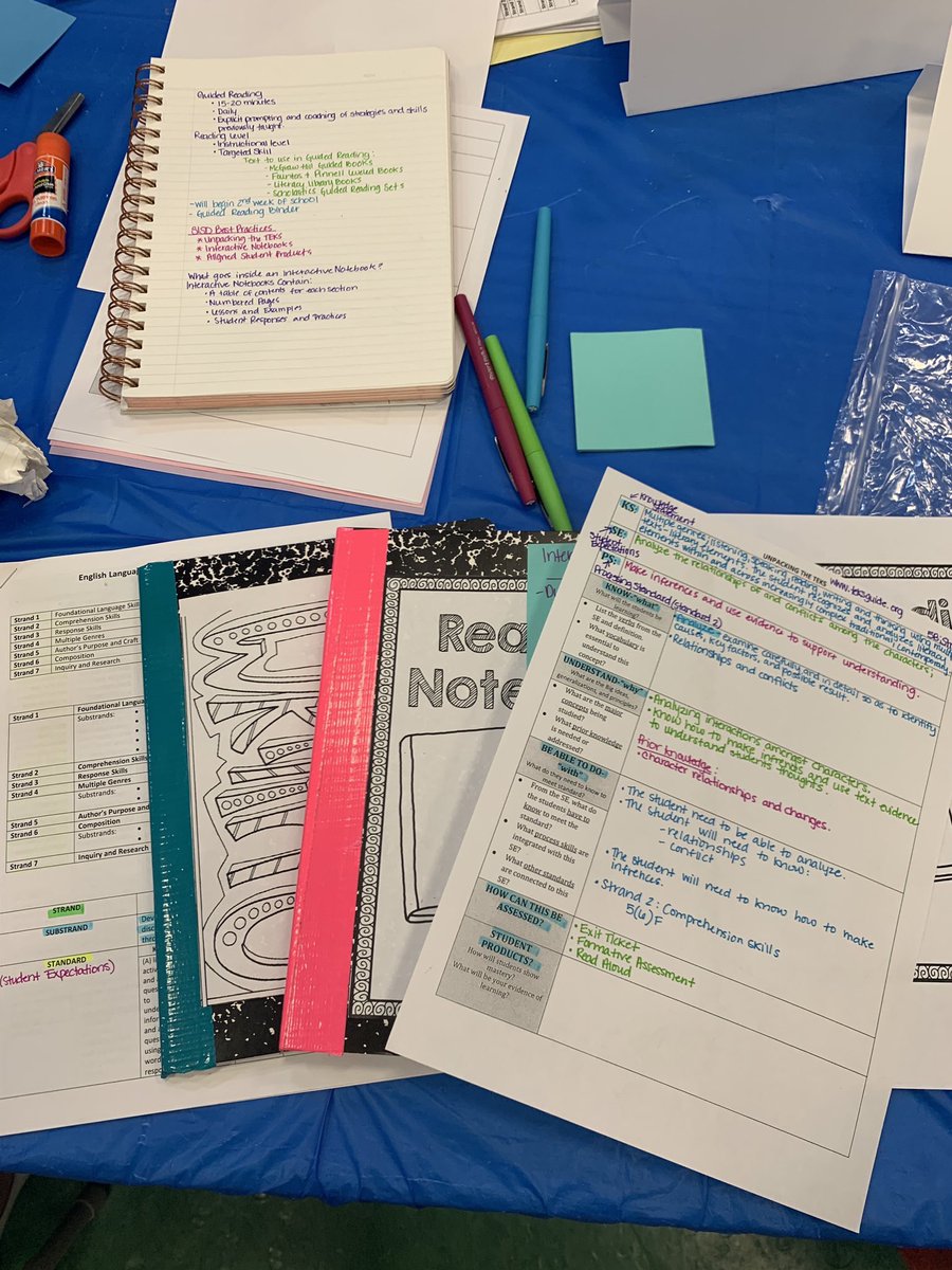 FantabulousKB4's tweet photo. @BerrueteCandy @tarajen30557710
#cecolts @CarrollColts We learned about the new TEKS and created our sample interactive notebooks! https://t.co/tfsBZvJp3s