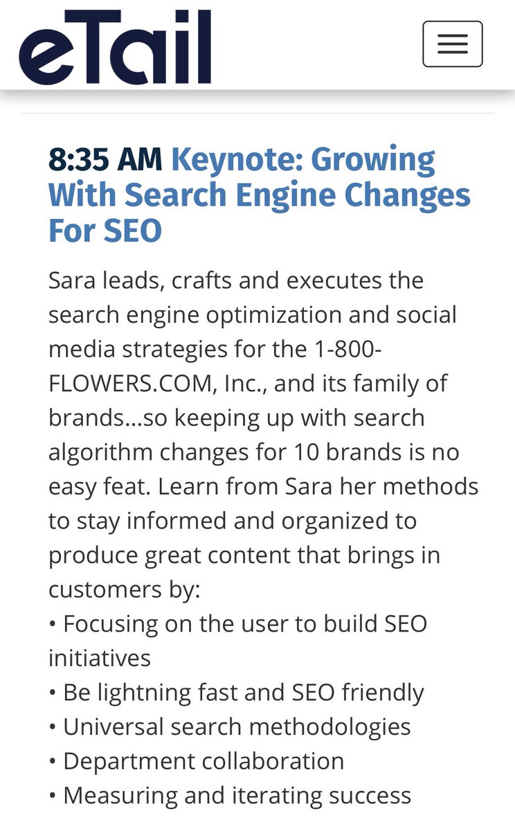 saraholdtheh's tweet photo. When speaking at a conference, bring cookies &amp; #unicorn flowers. Thanks for a fun morning @etail! 🍪🦄💐 @1800flowers #eTailBoston #SearchSummit #SEO https://t.co/1uzGNQ4TNS