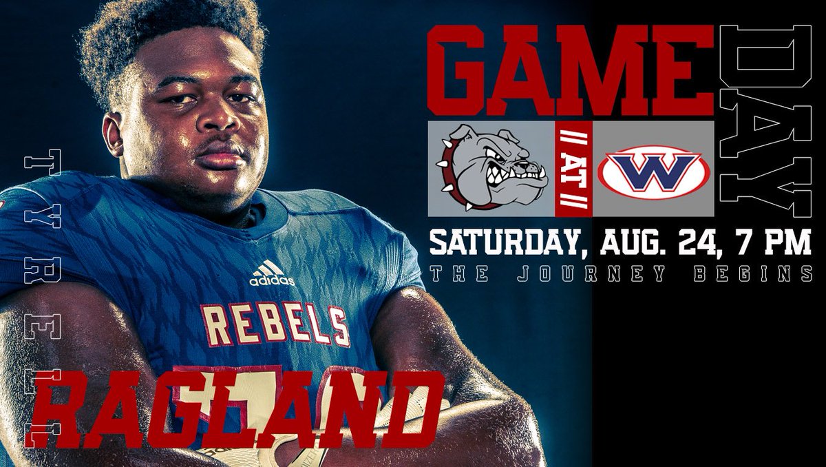 westrebelsfb's tweet photo. GAMEDAY!!! West hosts @BeardenFB Saturday night 
@ 7 PM in the season opener! Come out and cheer on our Rebels! #3300RebelPride #RelentlessEffort #ConstantFocus https://t.co/RkLUHGSYWB