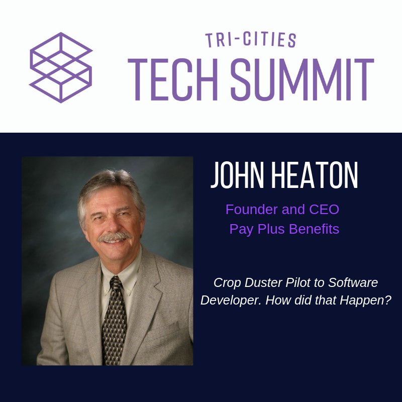SummitTri's tweet photo. Meet John Heaton, owner of @PayPlusBenefits and another one of our speakers at the Tri-Cities Tech Summit. Hear John and our other great speakers at TC Tech Summit on September 12. Get your tickets today! https://t.co/Gxx0CkQZHi https://t.co/JPBHHpIz2k