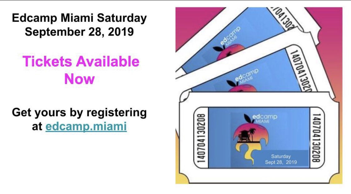Join <a href="/EdcampMiamiFL/">EdCamp Miami FL</a> on September 28 for FREE PD <a href="/PPMH/">Pinecrest Prep MH</a>