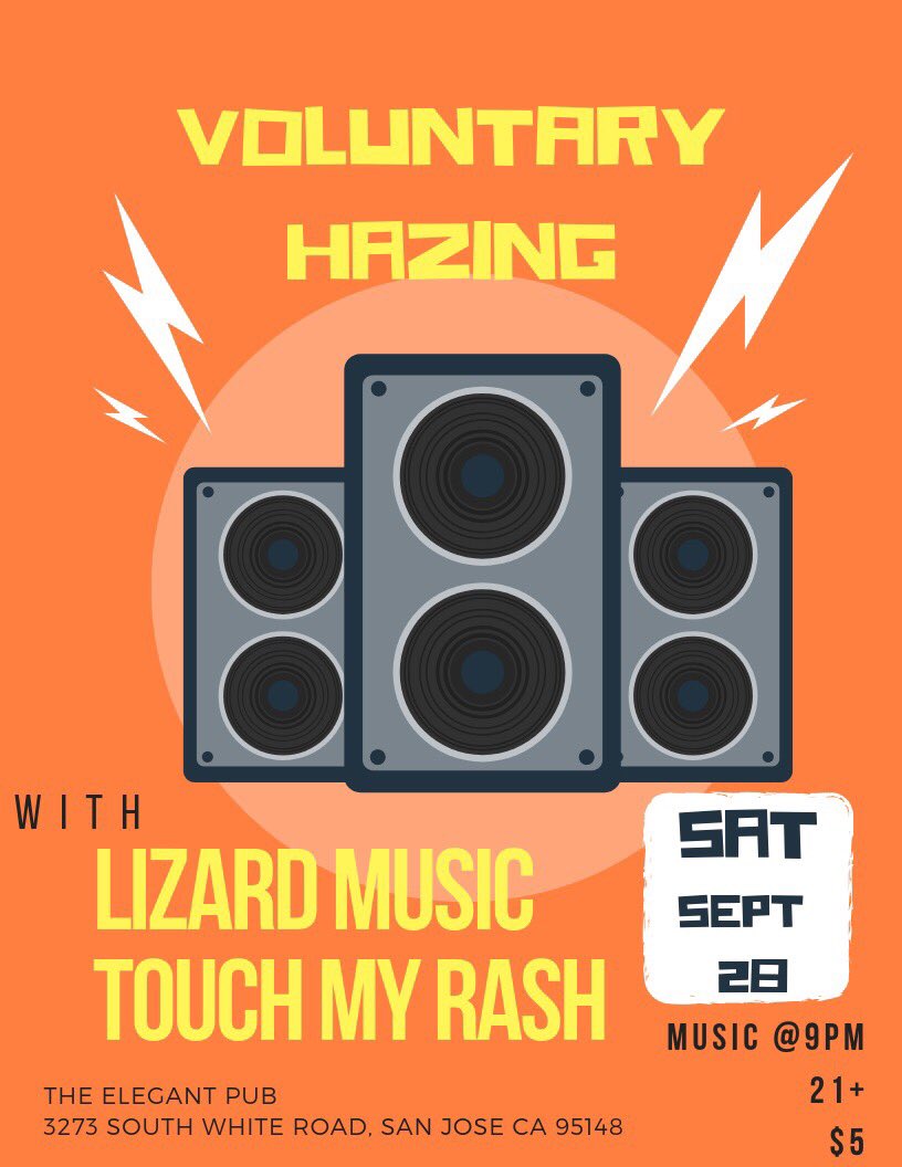 touchmyrash's tweet photo. We’re playing a show in SJ 9/28!
The Elegant Pub @ 9pm 21+ $5 https://t.co/MWxftu9q0n