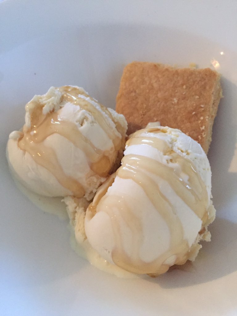 thenickioftime's tweet photo. @Cafe_Canna the @TaliskerWhisky ice cream was awesome! Thanks for all the lovely food, and the welcome. Oh and the rhubarb slice which sang ‘come and eat me’ while we were out in the rain! @CannaNTS https://t.co/gJeZKFdBBf