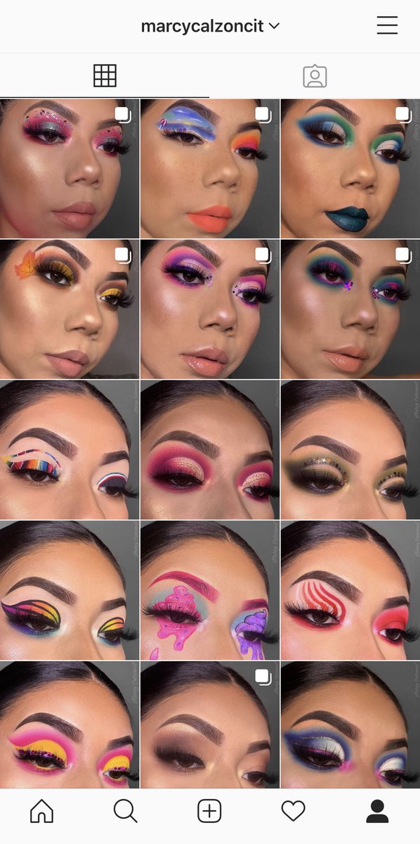 I’d have to admit, I’m really liking how my IG page is looking...😍 #colorfulmakeup #brightmakeup #beautyinfluencer #art