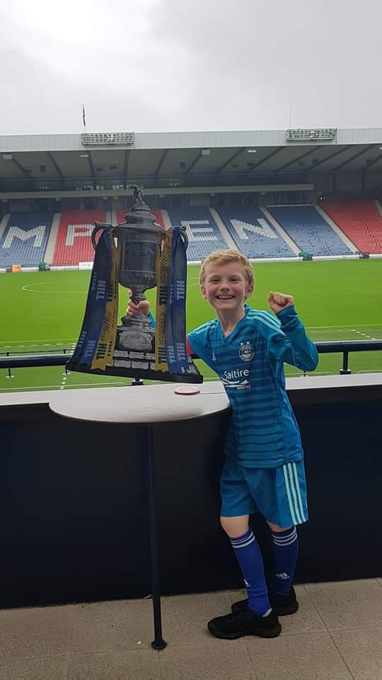 jeanettester's tweet photo. Wishing our wonderful son Logan a cracking 10th birthday tomorrow! He is a footy daft, kind and caring wee man &amp; has helped raise £1950 for charity this year! As such wee happy birthday wish would be so lovely for him 💕 TY xxx @RossCounty @AberdeenFC @burtonalbionfc @ScotlandNT https://t.co/5pO7ocTgeX