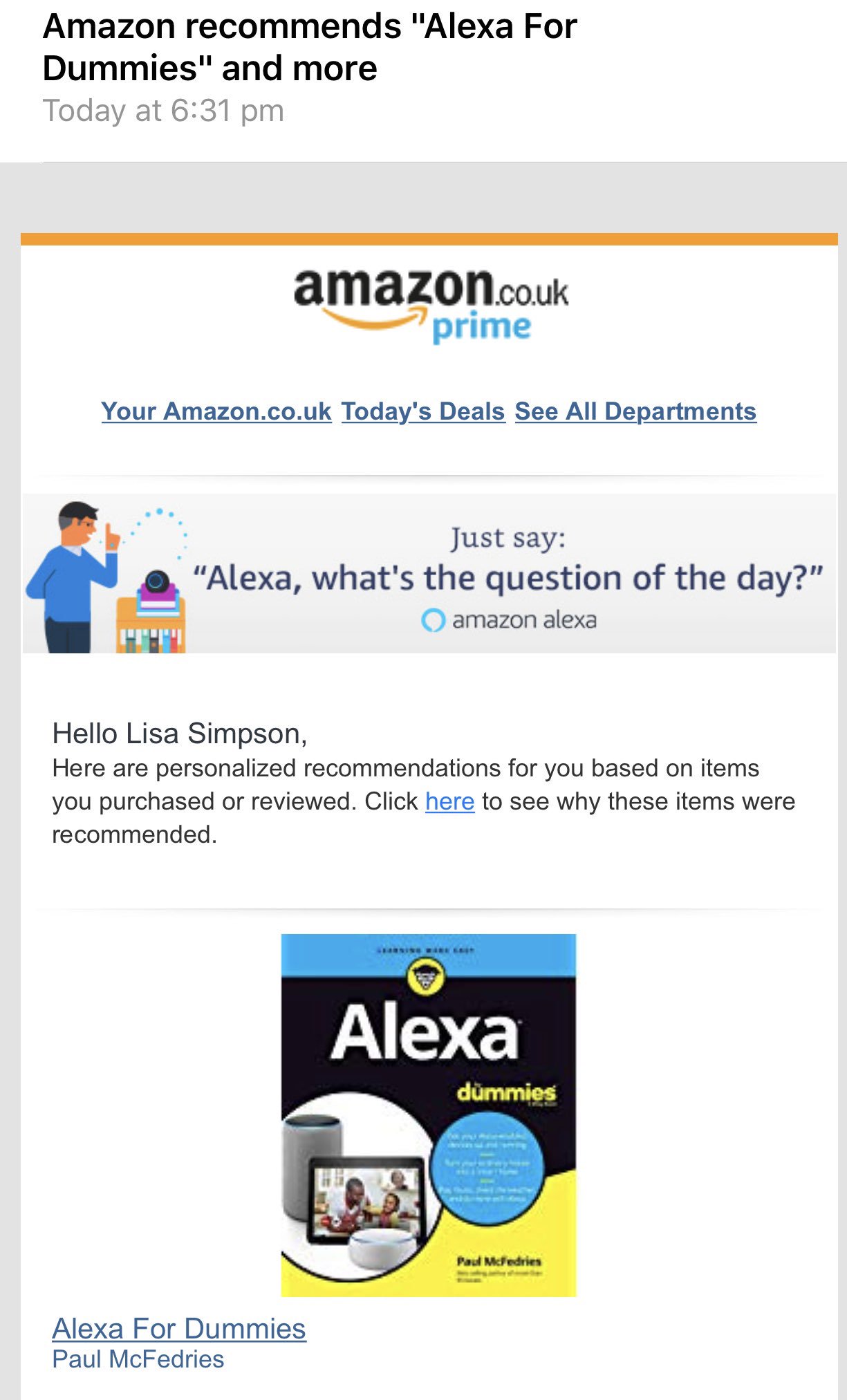 alexa for dummies