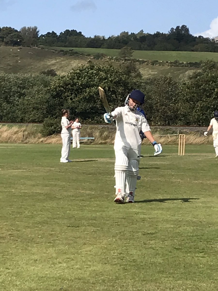 NEWalesCricket's tweet photo. 50’s for both Luke Tyndall &amp; Ned Macsen-Roberts in the second game against @cricketwales_wg well done you two! #AberystwythFestival2019 3 x 50’s today!! https://t.co/9y8hD4fCxq