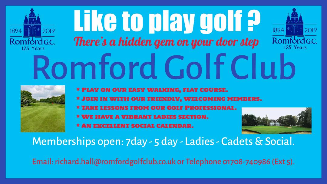 Romfordgolfclub's tweet photo. Interested in golf? Looking for a friendly golf club? Contact our office for more information #newmemberswelcome #membersgolfclub #membersonly #healthytoplaygolf #easywalkingcourse #golf #perksofbeingamember #placetobe #ladymemberswelcome #membersclub #traditionalgolfclub https://t.co/hP3shU7NLX
