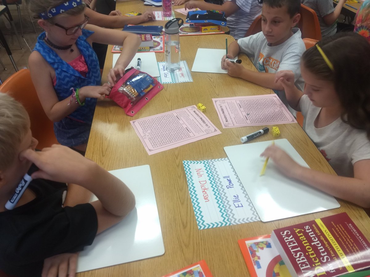 chhardyman413's tweet photo. Ss learned Math games last week and are taking them home to teach their parents for nightly practice this week. I can't wait to hear who won.. Student vs parent! #aWESome #WES #wildcatway #funmathgames https://t.co/PM554XnkyV