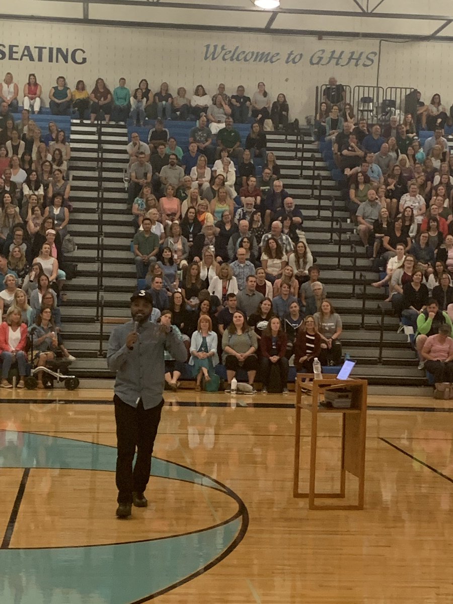 Creating our culture of we! So inspired this morning <a href="/TeachMrReed/">Dwayne Reed</a> thank you for joining us <a href="/psd401/">Peninsula S.D.</a>