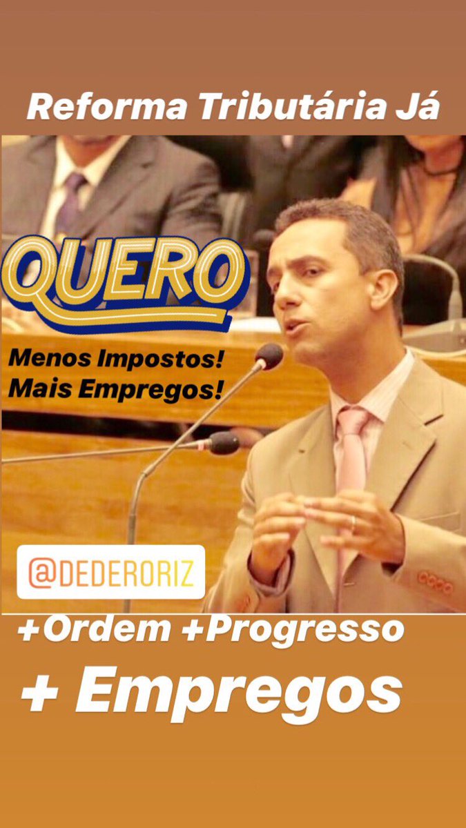 dederoriz's tweet photo. #Chegadedesemprego
O Distrito Federal hoje tem mais de 300.000 desempregados. 
Precisamos de uma Reforma Tributária com menos impostos, para o empresário investir na cidade e voltar a gerar mais empregos.
Quero Ordem, Progresso e mais Empregos. https://t.co/SXH87JnZpK