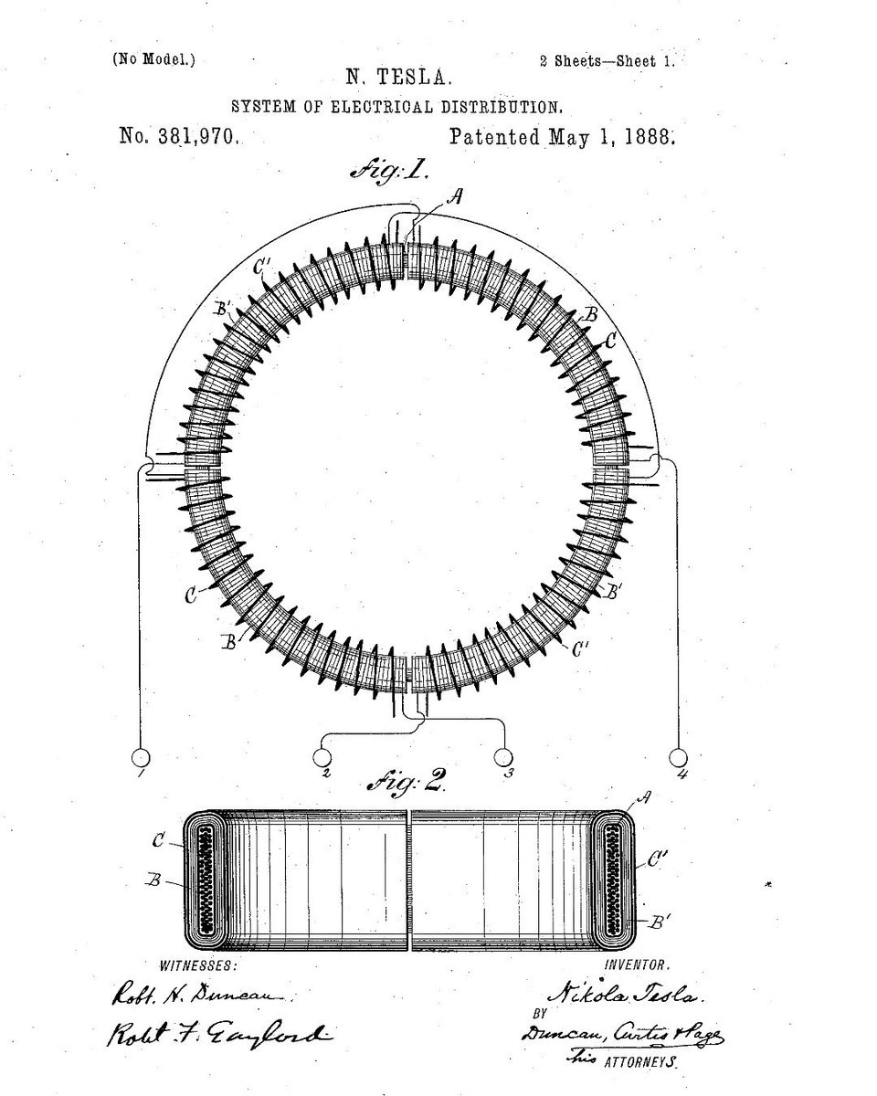 teslaplay's tweet photo. System of Electrical Distribution 
#nikolatesla #theteslaplay #patents #teslapatents #electric #genius #inventor #historymaker https://t.co/7NyI21ioIq