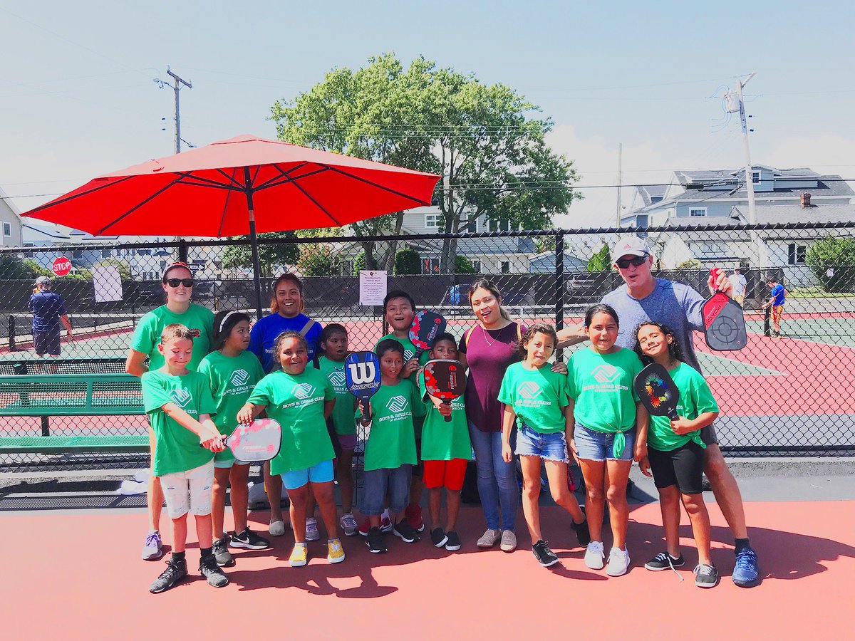 #Pickeball anyone? Check out the children from the Boys and Girls Club after their pickleball tournament this weeekend! 😊