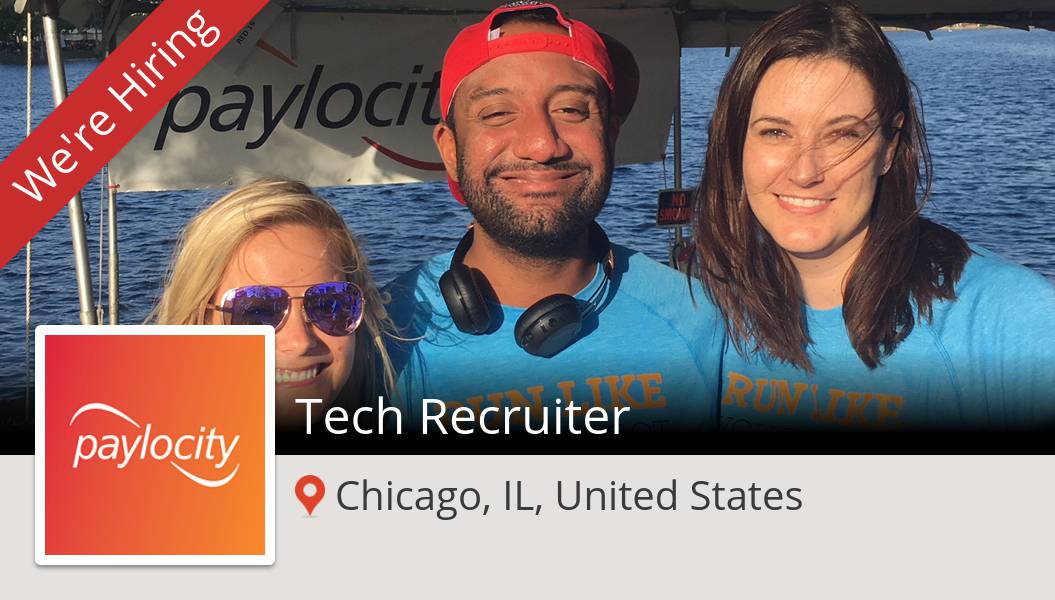 PaylocityMM's tweet photo. #Paylocity is looking for a #Tech #Recruiter, apply now! (#Chicago) #job https://t.co/tNPOGmSrBE https://t.co/Wixd4MYHQJ