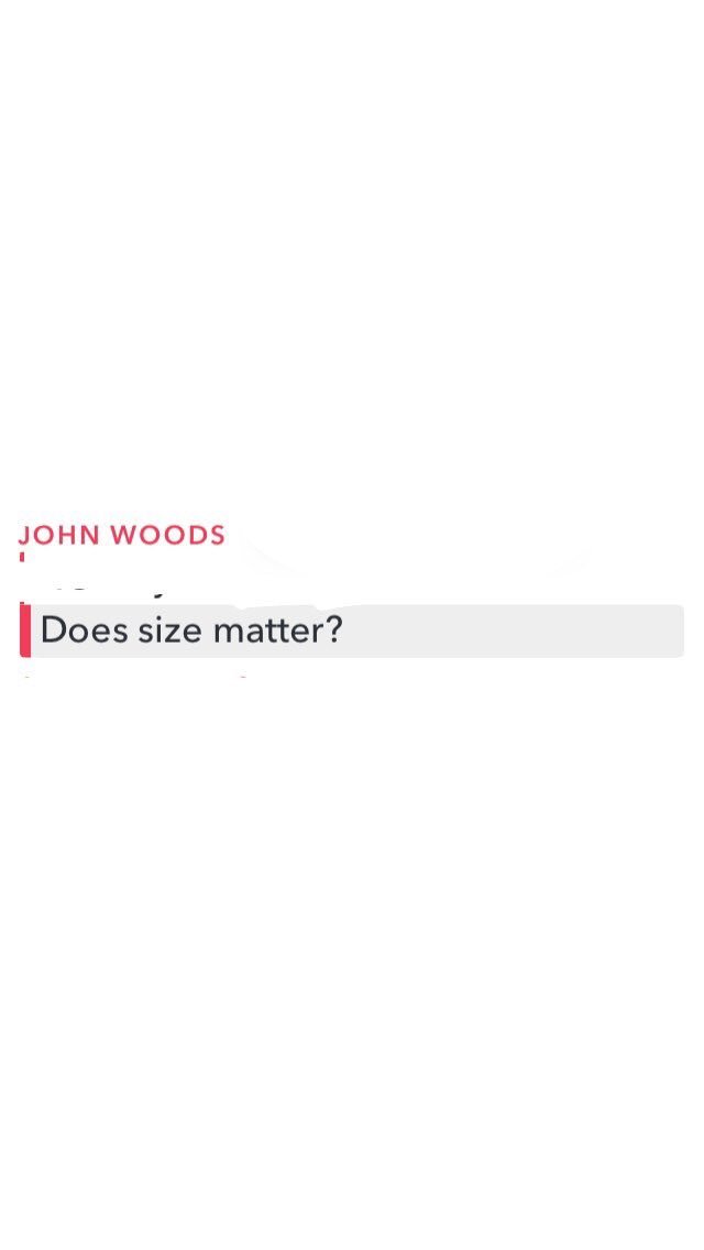 out of context John Woods