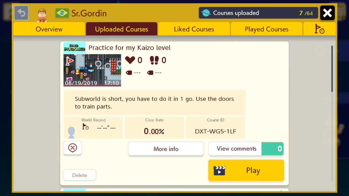 I have uploaded a practice level for my Kaizo "Burning Crimson Palace" for those who want to clear it.  ;)