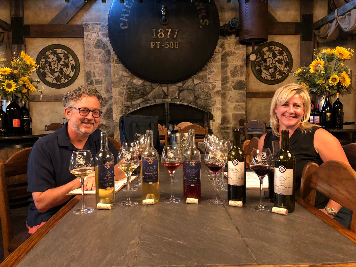 We have just added 3 more wines to our already massive “all Texas wine list”. Winemaker Barbara Lecuona &amp; <a href="/CityWineJournal/">Miguel Lecuona</a> of #SiboneyCellars were kind enough to stop by the other day and introduce their newest releases. More info to come! #txwine #winetime #100WEBestRestos