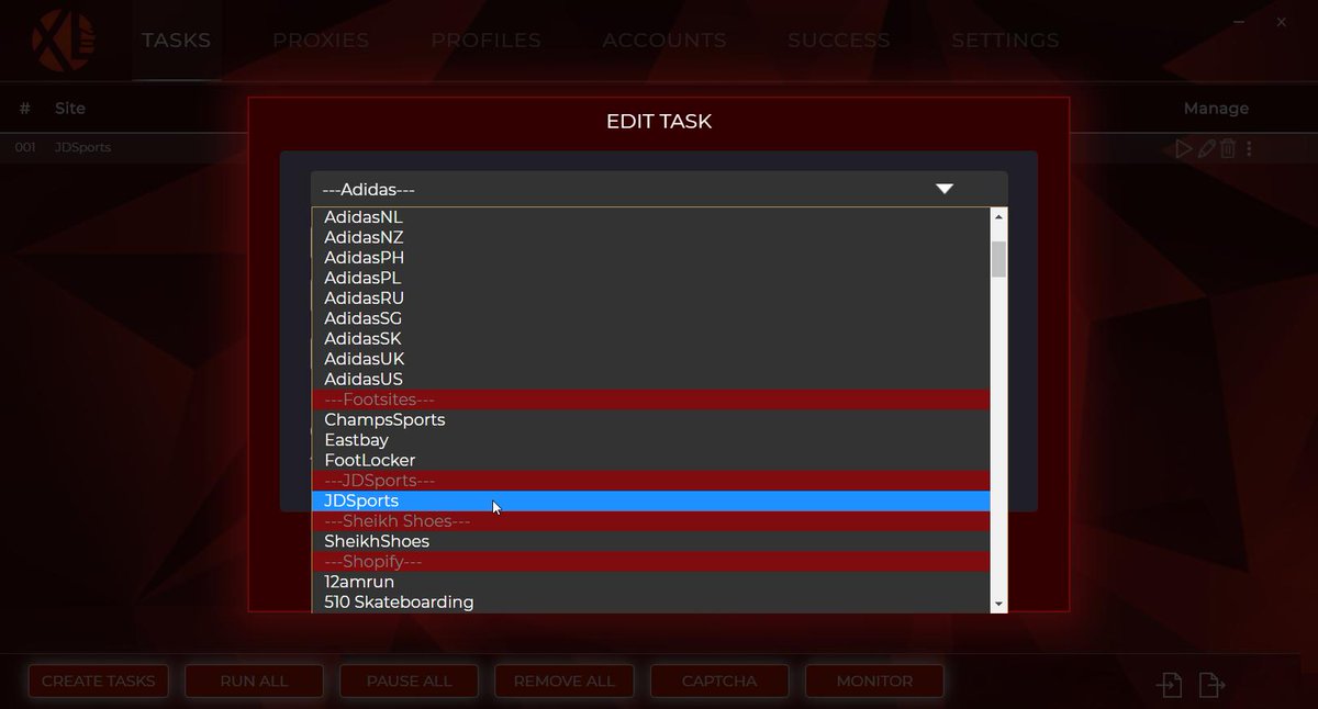 drago_dev's tweet image. RT for a Chance to get a Free Copy of XL2.0 🔥🔥
XL2.0 Shaping Up Real Nicely 💪
✅Added JDSports US
More Updates Rolling out soon! 👀