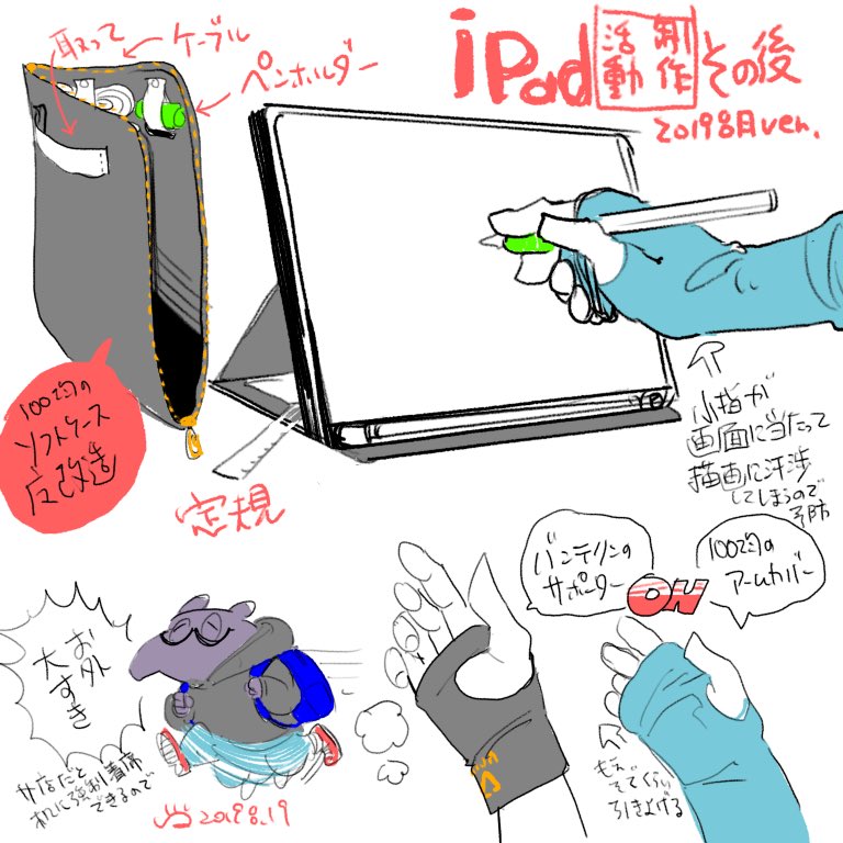 #ばくの工作 と、ipadとのお付き合い少し経った経過報告。アイビスペイントを使ったネームの作り方ばくはこうやってます編 https://t.co/sBdbH5hEZs 