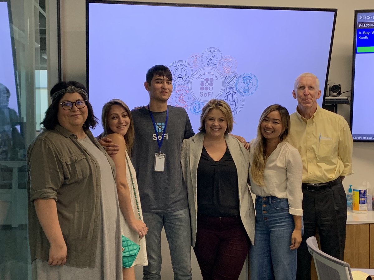 FINDCenter's tweet photo. Our FINDer Nichols completed his engineer internship at @SoFi ! We came for his final presentation and he did an AMAZING job! We at FIND and his SoFi team are so proud of his growth and achievements. 

#find #sofi #internship #fintech #coding #engineer https://t.co/hgdQeXf5f7