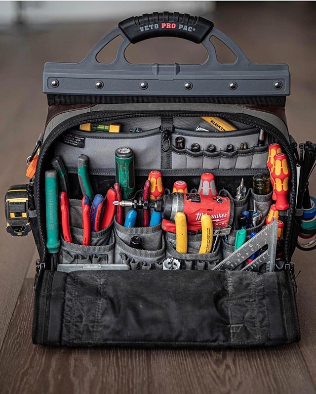 vetopropac's tweet photo. ⚒ TECH-LC 📸 @pcdi_builders
.
.
“Slowly adding to my @vetopropac_toolbags collections. The quality of these tool bags are unreal and makes working with them a pleasure. Keeps everything perfectly organized 👌🏼”
.
.
#vetopropac #vetopropactoolbags #howd… https://t.co/E8jmJ36yjr https://t.co/SgH17Pp8S8