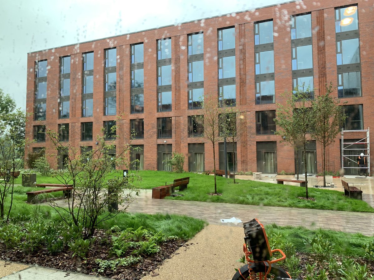 mark_o_d's tweet photo. @vitastudent Birmingham really looking great as the final finishes to the hub are being added ready for handover. Proud to have been design manager for the project and really enjoyed working with everyone. Well done to all involved!  #construction #Birmingham #architecture #brum https://t.co/rAimjTbJDK