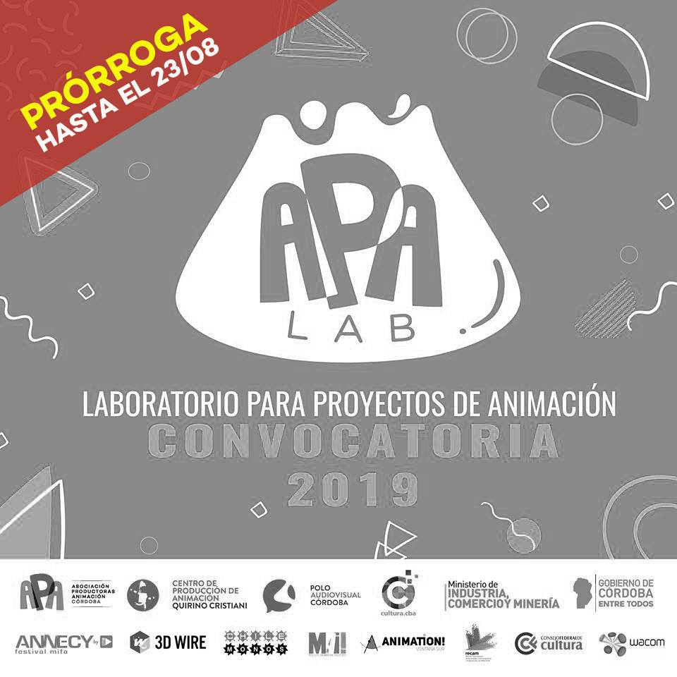 PremiosQuirino's tweet photo. La convocatoria para proyectos de #animacion para #APALAB permanece abierta hasta el 23 de agosto! ÚLTIMOS DÍAS!!
✍️ Inscripciones: https://t.co/26JiFGqV1e
❓Dudas: apalab@apa-cba.com.ar https://t.co/uiTwGkXEXF