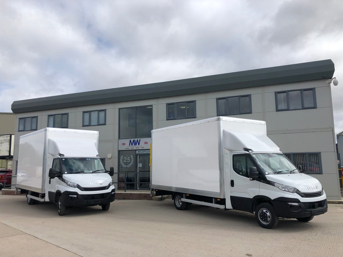 mwhullltd's tweet photo. 5t Iveco Daily Box Bodies with 500kg Dhollandia Column Tail Lifts for @IEdatasolutions
With thanks to @ProhireLimited
@IVECOUK #Iveco #Daily #BoxBody #TailLift #Dhollandia @DhollandiaInfo #MWHull #KeepingBritainMoving https://t.co/1DnWoA6kxm