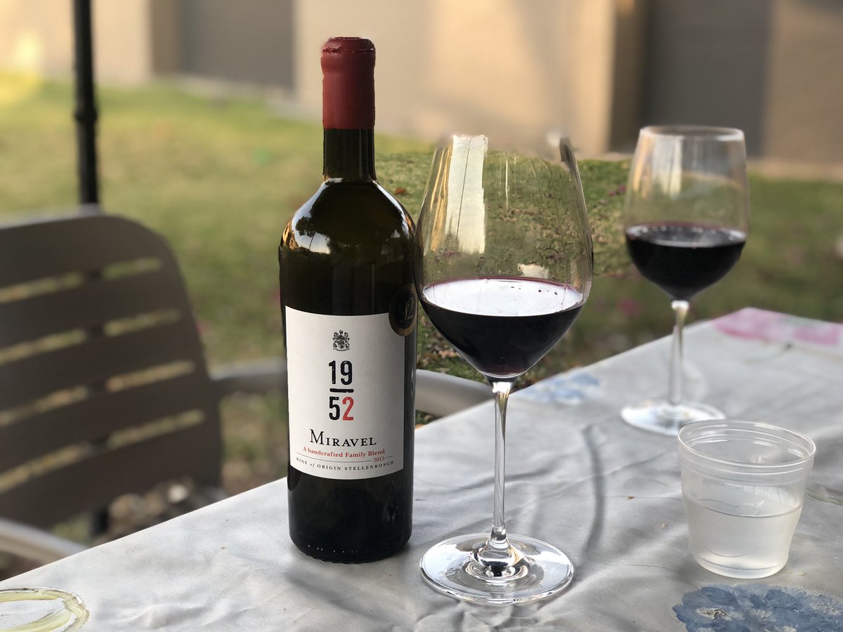 danlikeswine's tweet photo. Sunday indulgence: @crystallumwines Agnes chardonnay, a very rare bottle of #litigo pinot noir from @Hemel_En_Aarde (thanks @David_Higgs), Maarten van Beuningen’s #Miravel 1952, and @NewtonJohnsonSA’s brilliant pinot noir. All-star quartet. #DRLW https://t.co/dV1B5vCJmJ