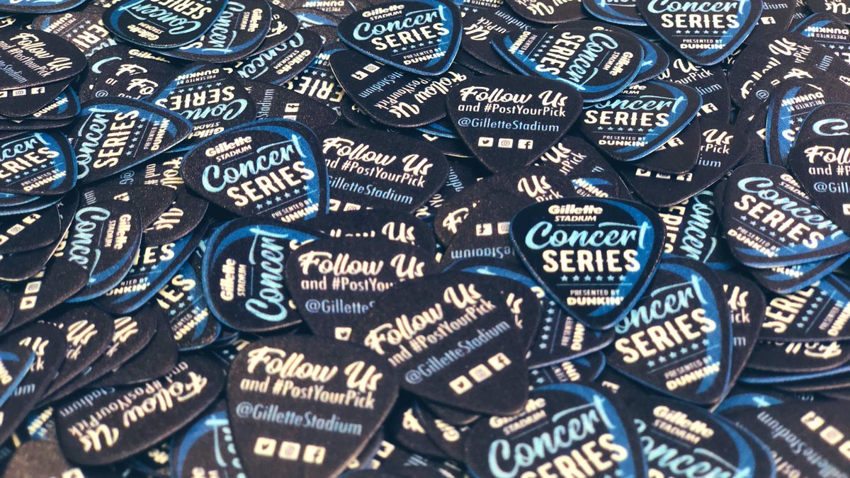 GilletteStadium's tweet photo. Attend a Gillette Stadium concert this summer?

Reply with your favorite show pics &amp; we’ll send some of you our brand new guitar picks! #PostYourPick https://t.co/vMt7JgVKWs