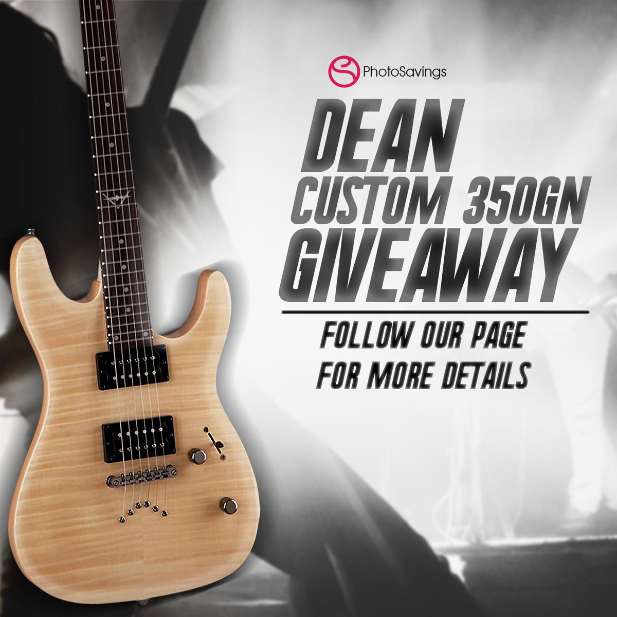 photosavingspro's tweet photo. MAJOR GIVEAWAY! We are looking for the new owner of a Dean Custom 350 Electric Guitar!
To enter, be sure to follow these steps:
-Follow our page
-Like this tweet 
-RT/Quote tweet this with #PhotoSavingsGiveaway and a musician you feel is underappreciated and why! https://t.co/QS7nUtG9TF