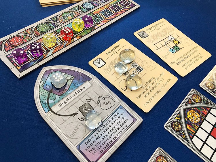 BoardGameQuest's tweet photo. A you a fan of the dice rolling game Sagrada? Then check out @arosey reviews of the The Great Facades – Passion Expansion from @FloodgateGames  https://t.co/RA33IgNeQP #boardgames https://t.co/P4kMrU0fuv