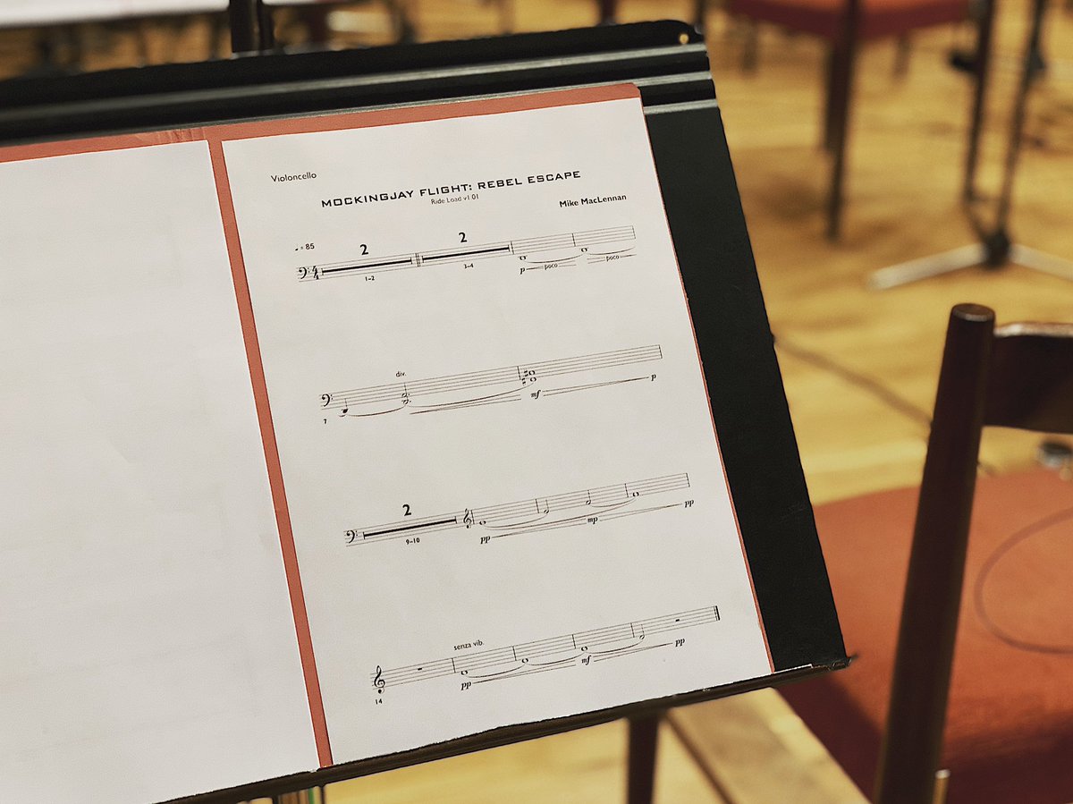 Mike MacLennan (@mike_maclennan) on Twitter photo Teaming up with <a href="/mcasso/">mcasso</a> and visual FX company <a href="/Framestore/">Framestore</a>, I wrote the score last Summer. The score was recorded in Slovakia with the amazing @info_bso (conducted by David Hernando Rico), and mixed in 5.1 at @AIRStudios by the ridiculously talented <a href="/AdamatAIR/">Adam Miller</a>. #MockingjayFlight Teaming up with <a href="/mcasso/">mcasso</a> and visual FX company <a href="/Framestore/">Framestore</a>, I wrote the score last Summer. The score was recorded in Slovakia with the amazing @info_bso (conducted by David Hernando Rico), and mixed in 5.1 at @AIRStudios by the ridiculously talented <a href="/AdamatAIR/">Adam Miller</a>. #MockingjayFlight