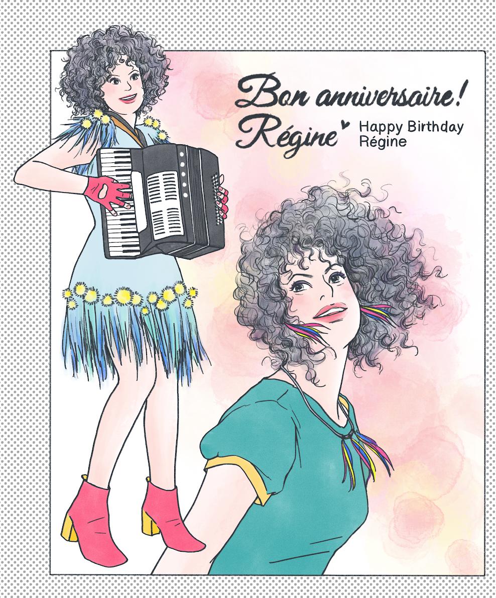 Happy Birthday!! Régine Chassagne    