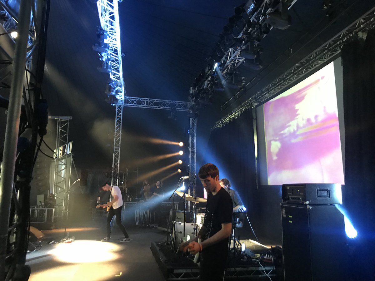 _tvam's tweet photo. . @GreenManFest, that was amazing! Thanks to everyone who braved the rain to catch us - WE SALUTE YOU!! Next stop: Leeds for This Must Be The Place festival at @Belgrave_Leeds. Luv u xxx 🌈💀📼 https://t.co/lDW3egrxwg