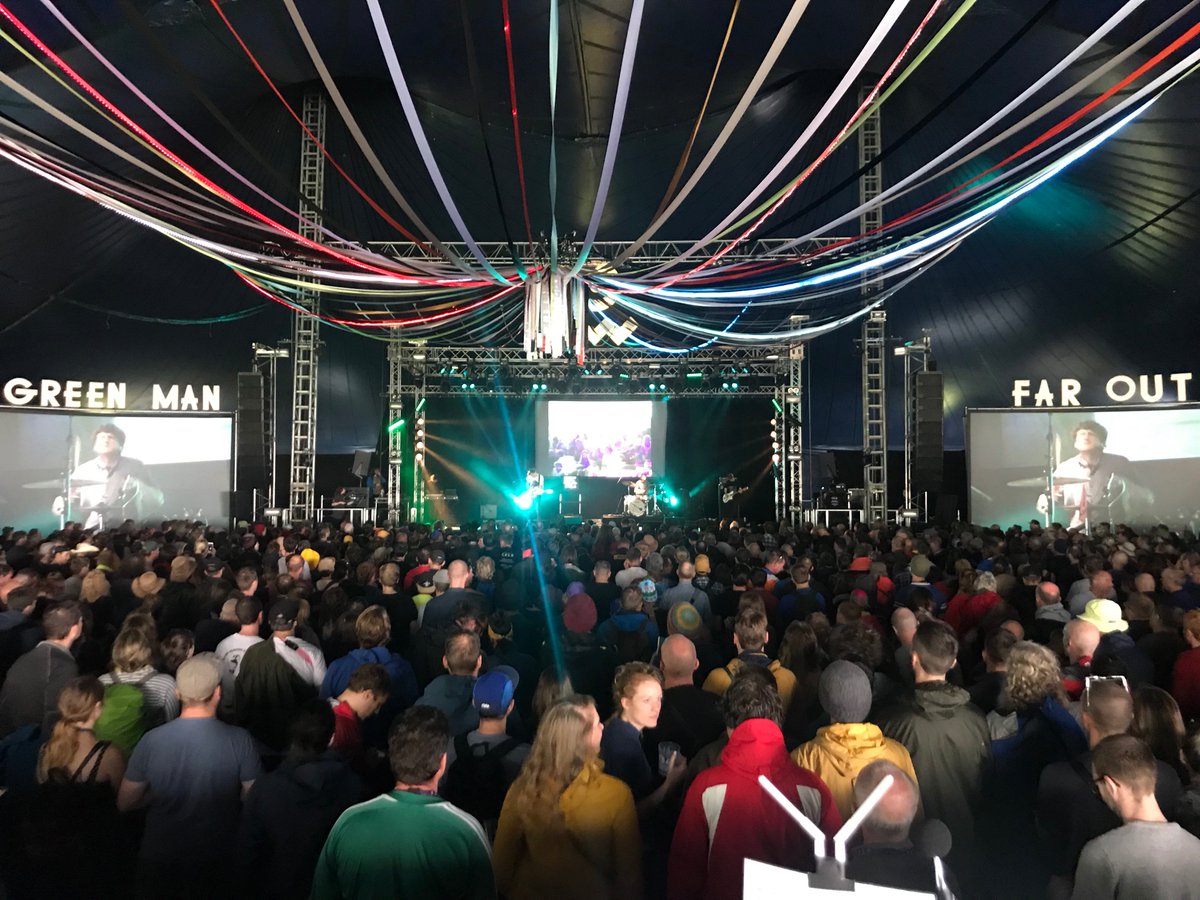 _tvam's tweet photo. . @GreenManFest, that was amazing! Thanks to everyone who braved the rain to catch us - WE SALUTE YOU!! Next stop: Leeds for This Must Be The Place festival at @Belgrave_Leeds. Luv u xxx 🌈💀📼 https://t.co/lDW3egrxwg
