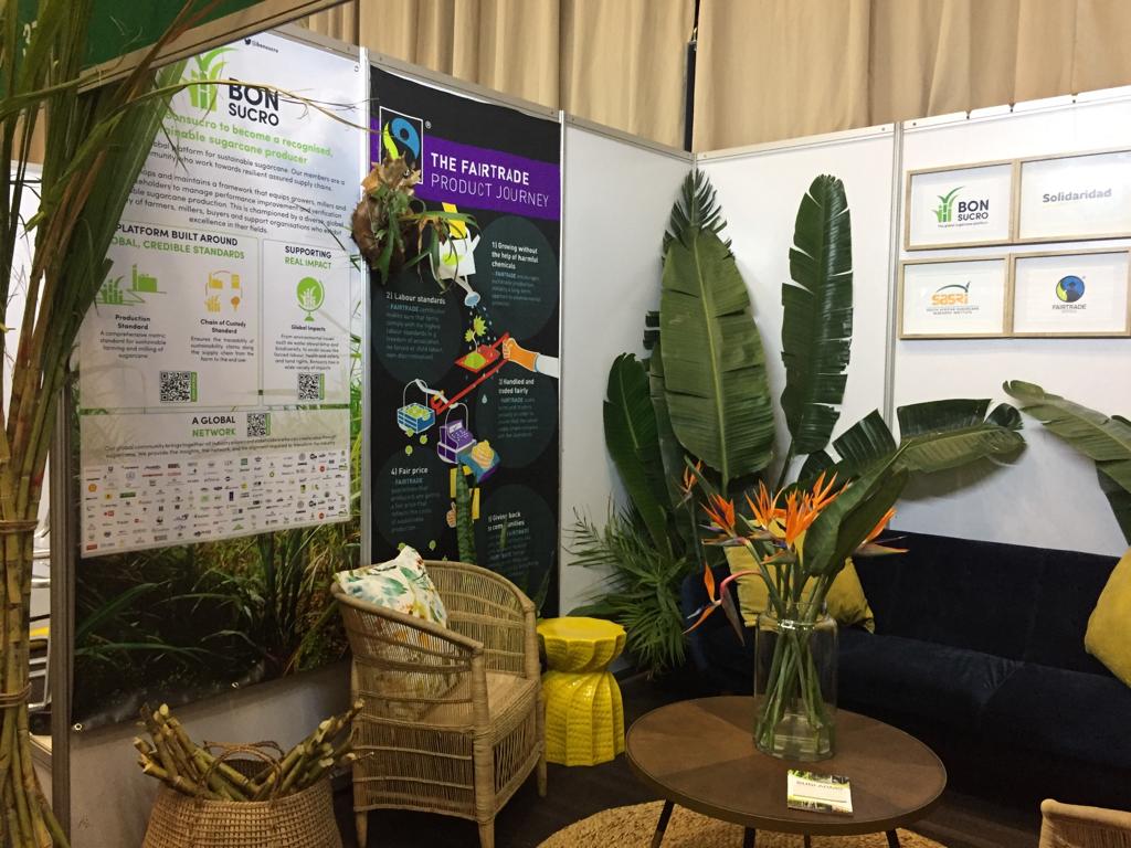 Bonsucro's tweet photo. We're promoting #sustainablesugar at the SASTA Annual Congress in which starts tomorrow in Durban, South Africa. Join us there at our stand along with 
@Solidaridad_SAF @Solidaridadnetw, RMI Outgrowers, @FAIRTRADE, #SASA &amp; #SUSFARMS https://t.co/exrRPG5yIj