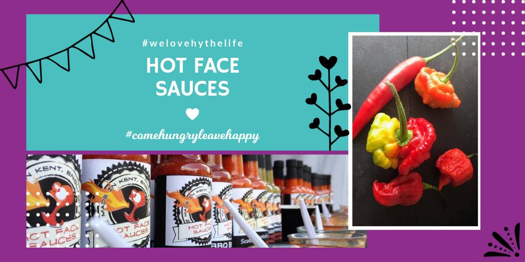 <a href="/HotFaceSauces/">Hot Face Sauces</a>: 'Real Chilli Sauces. Made in England.' the best chilli sauces and chilli based products in the UK! #welovehythelifefoodfestival 24,25,26 from 11am on Hythe Green! #festivalcountdown #hotfacesauces #chillisauce #augustbankholidayweekend #kentfoods #thingstodoinkent