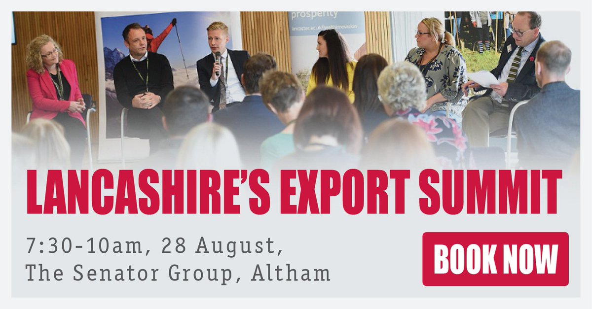 If your business deals with exporting, or may do in the future, make sure to attend the #LBVmagazine #export summit on 28 August for valuable insight on the future of exporting in #Lancashire. Details available here:  bit.ly/2XPjM8k #international #LBV88